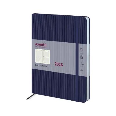 Еженедельник Axent датированный 2026 Grand Lines, 195х255, синий (8831-26-02-A)