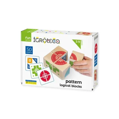 Розвиваюча іграшка Ігротеко Логічні кубики Склади візерунок (900477)