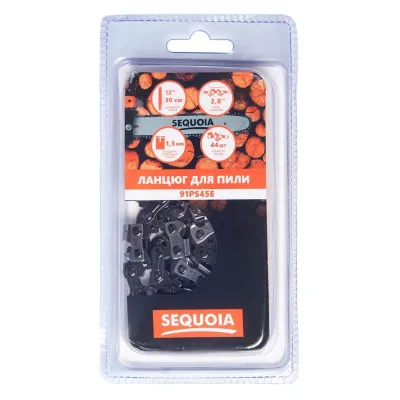 Ланцюг SEQUOIA 3/8", 1.3 мм, 45 ланок, довжина 12"/30 см (91PS45E)