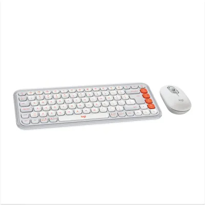 Комплект Logitech POP Icon Combo Bluetooth UA Off-White (920-013141)