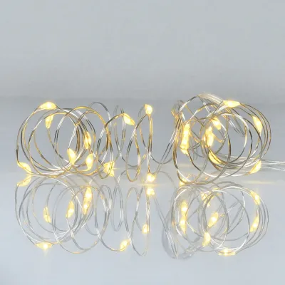 Гірлянда YES! Fun Нитка на мідному дроті 20 LED Жовта 2 м Статична На батарейках (975023)