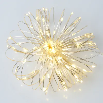 Гірлянда YES! Fun Нитка на мідному дроті 100 LED Тепло-біла 10 м Статична USB (975035)