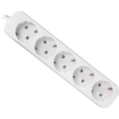 Мережевий подовжувач Defender E530 3.0 m 5 роз white (99230)