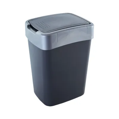 Контейнер для сміття Алеана Євро Граніт / сірий 18 л (алн 122067/граніт/сіре)