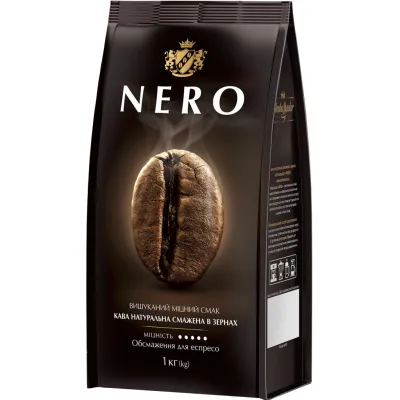 Кава Ambassador в зернах 1000г пакет, "Nero" (am.52309)