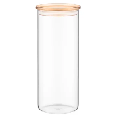 Банка Ardesto Fresh 1600 мл, скло, пластик, прозорий (AR1316SFM)