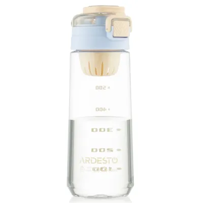 Пляшка для води Ardesto Duo 720мл блакитний, бежевий (AR2272DV)