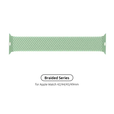 Ремінець до смарт-годинника Armorstandart Braided Solo Loop для Apple Watch 49/46/45/44/42 (Series 1-3) Mint Size 10 (172 mm) (ARM64912)