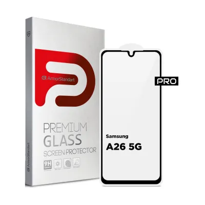 Скло захисне Armorstandart Pro Samsung A26 5G Black (ARM82212)