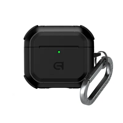 Чохол для навушників Armorstandart Panzer для Apple Airpods 4 Black (ARM82552)