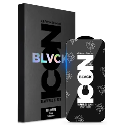 Скло захисне Armorstandart Supreme Black Icon Apple iPhone 17 Pro Max (ARM86401)