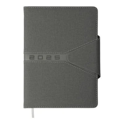 Тижневик Buromax датований 2025 NAVIGATOR, А5 сірий (BM.2124-09)