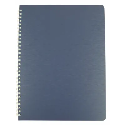 Зошит Buromax BARK A4 60 аркушів, клітинка пластикова обкладинка Синій (BM.24454154-02)