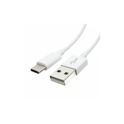 Дата кабель USB 2.0 AM to USB-C 1.0m white OEM Atcom (C001)