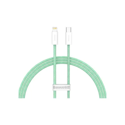 Дата кабель USB-C to Lightning 2.0m 20W green Baseus (CALD000106)
