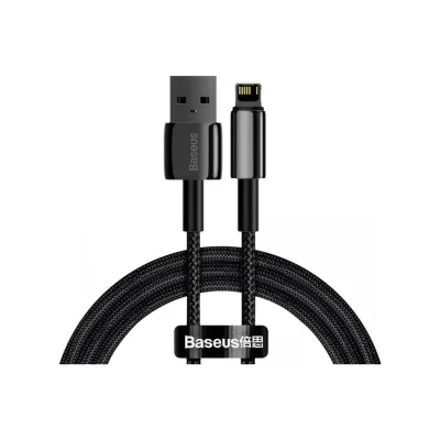 Дата кабель USB 2.0 AM to Lightning 2.0m 2.4A black Baseus (CALWJ-A01)