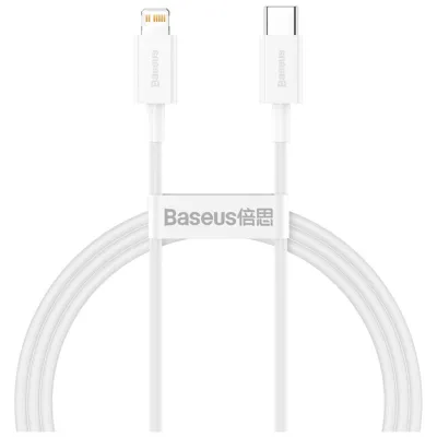Дата кабель USB-C to Lightning 2.0m 20W white Baseus (CATLYS-C02)