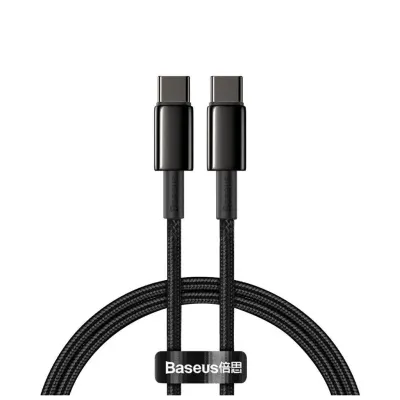 Дата кабель USB-C to USB-C 1.0m 100W black Baseus (CATWJ-01)