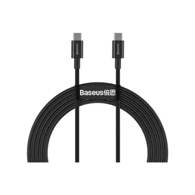Дата кабель USB-C to USB-C 1.0m 5A Black Baseus (CATYS-B01)