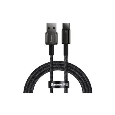 Дата кабель USB 2.0 AM to USB-C 1.0m 100W black Baseus (CAWJ000001)