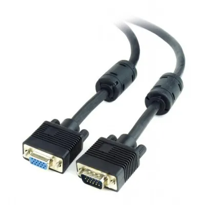 Кабель мультимедійний VGA M to VGA F 3.0m Cablexpert (CC-PPVGAX-10B)