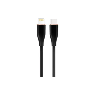 Дата кабель USB 2.0 AM to Lightning 1.5m 2.25A Cablexpert (CC-USB2S-CM8PM-1.5M-BK)