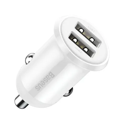 Зарядний пристрій Baseus 2xUSB 24W Grain Pro (CCALLP-02)