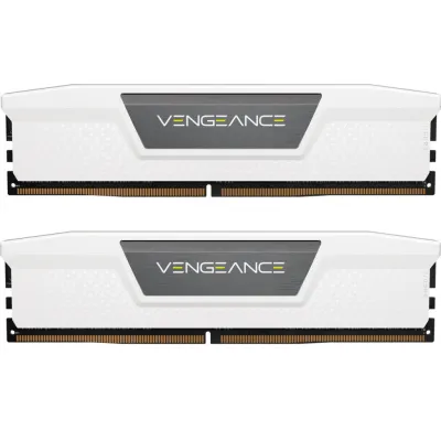 Модуль пам'яті для комп'ютера DDR5 64GB (2x32GB) 6000 MHz Vengeance White Corsair (CMK64GX5M2B6000Z30W)