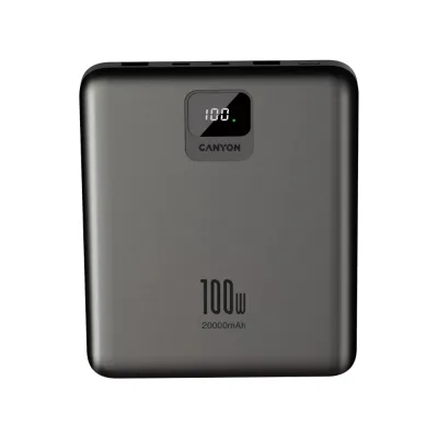Батарея універсальна Canyon PB-2008 20000mAh PD/100W Q.C/3.0 (CNE-CPB2008DG)