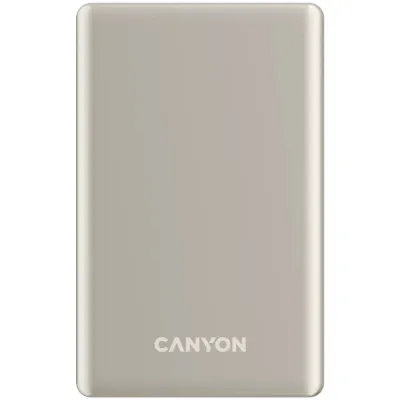 Батарея універсальна Canyon 5000mAh OnPower 505 slim Magsafe PD/20W Beige (CNS-CPB505BE)