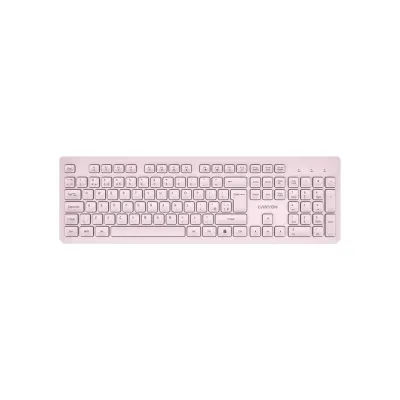 Клавіатура Canyon HKB-W01 Silent Wireless UA Beige (CNS-HKBW01BG)