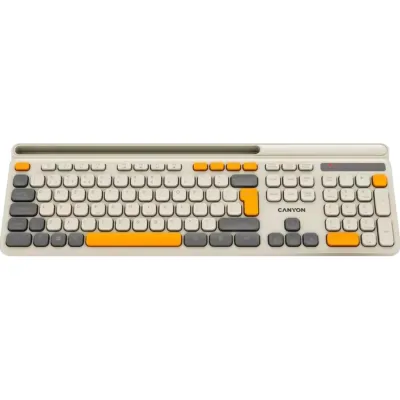 Клавіатура Canyon HKB-W03 Wireless UA Beige (CNS-HKBW03BG)