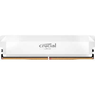 Модуль пам'яті для комп'ютера DDR5 16GB 6400 MHz Pro Overclocking White Micron (CP16G64C38U5W)