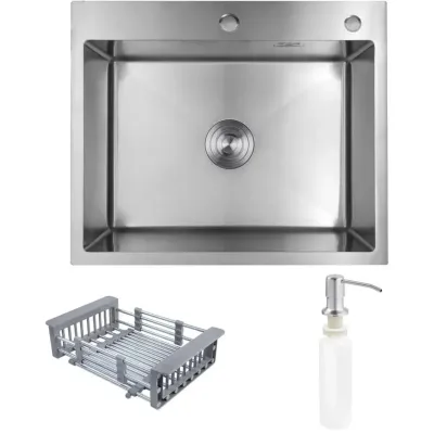 Мийка кухонна Kroner Geburstet-6050HM (CV022802)