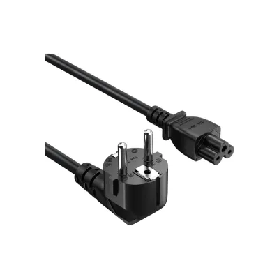 Кабель живлення C5 1.0m black ColorWay (CW-CBP084-BK)