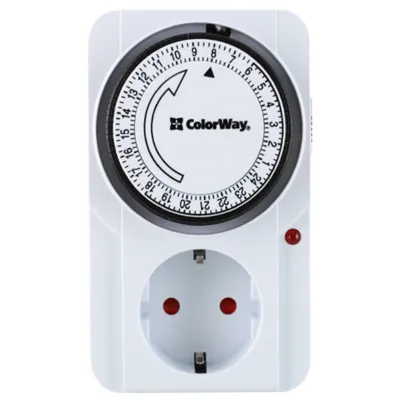 Розумна розетка ColorWay CW-STM01-24H