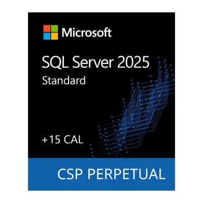 ПЗ для сервера Microsoft SQL Server 2025 Standard Edition and 15 CAL Pack, Commercial, Perpetual (DG7GMGF0VNH6_0001)