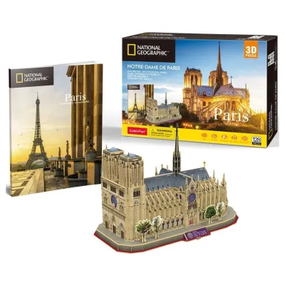 Пазл Cubic Fun Тривимірний пазл National geographic Нотр-Дам-де-Парі (DS0986h)