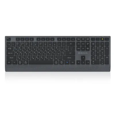 Клавіатура REAL-EL RK-715W Wireless/Bluetooth Black/Gray (EL123100051)
