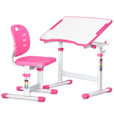 Парта зі стільцем Evo-kids Pink (Evo-07 Ergo PN)