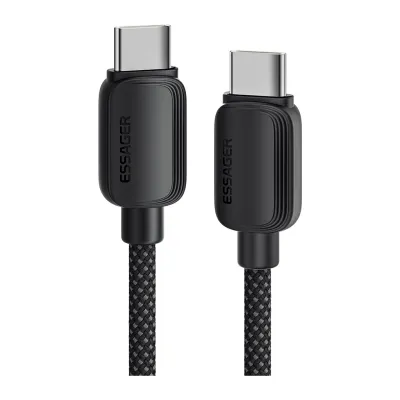Дата кабель USB-C to USB-C 1.0m 100W black Essager (EXCTT1-WL01-P)
