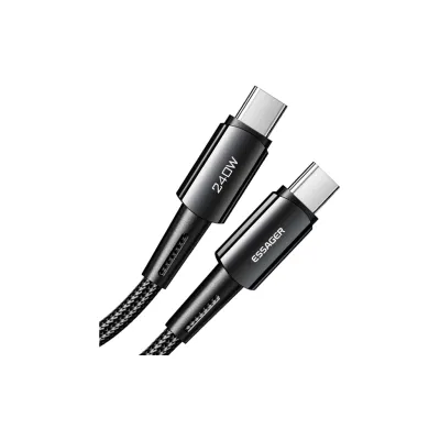 Дата кабель USB-C to USB-C 1.0m 240W Essager (EXCTT3-CG0G-P)