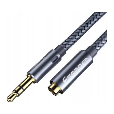 Кабель мультимедийный 3.5mm F to 3.5mm M 3.0m Essager (EYPY35-MYC0G)