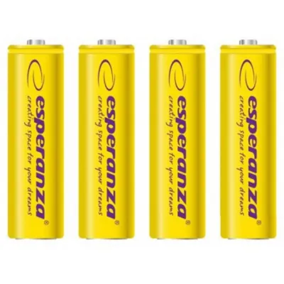 Аккумулятор Esperanza AA 2000mAh Ni-MH * 4 yellow (EZA104Y)