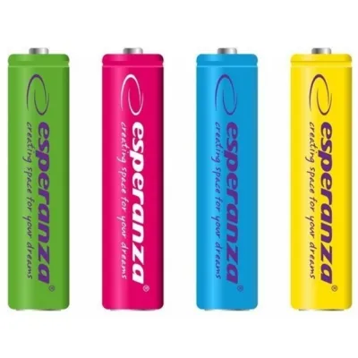 Акумулятор Esperanza AA 2000mAh Ni-MH * 4 mix of colors (EZA108)