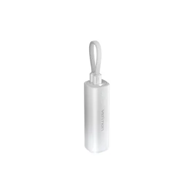 Батарея універсальна Vention 5000mAh 20W PD, USB-C In/Out, Lightning In/Out, with cable, Gradient Gray (FHWM0)