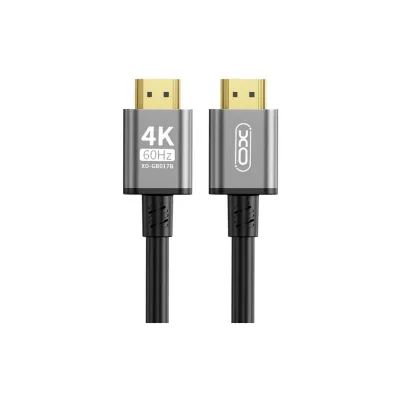 Кабель мультимедійний HDMI M to HDMI M 5.0m V2.0 black XO (GB017B-HDMI.tranish)