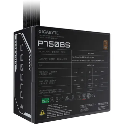 Блок живлення GIGABYTE 750W (GP-P750BS)