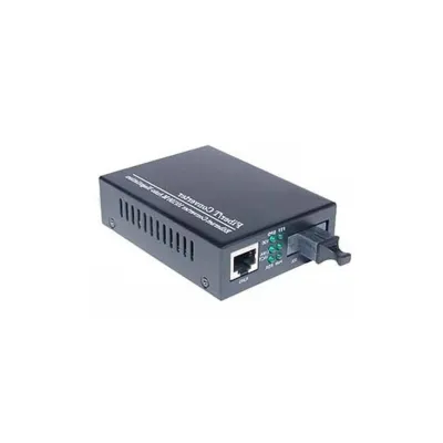 Медиаконвертер Merlion 10/100Base-TX to 100Base-F 1550нм, SM, SC/RJ-45, 25 км +БП (HTB-3100B / 1550_WDM)