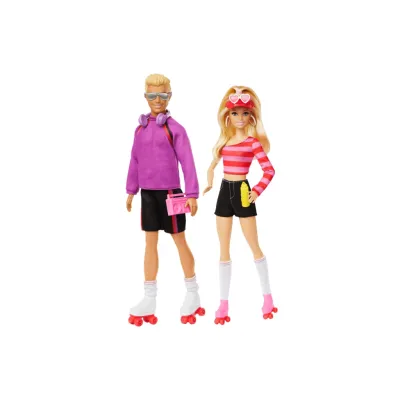 Лялька Barbie набір Барбі та Кен На роликах удвох (HXK90)